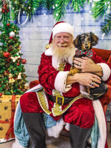Archie with Santa